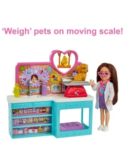 Barbie Chelsea Pet Vet Career Doll And Playset* Barbie