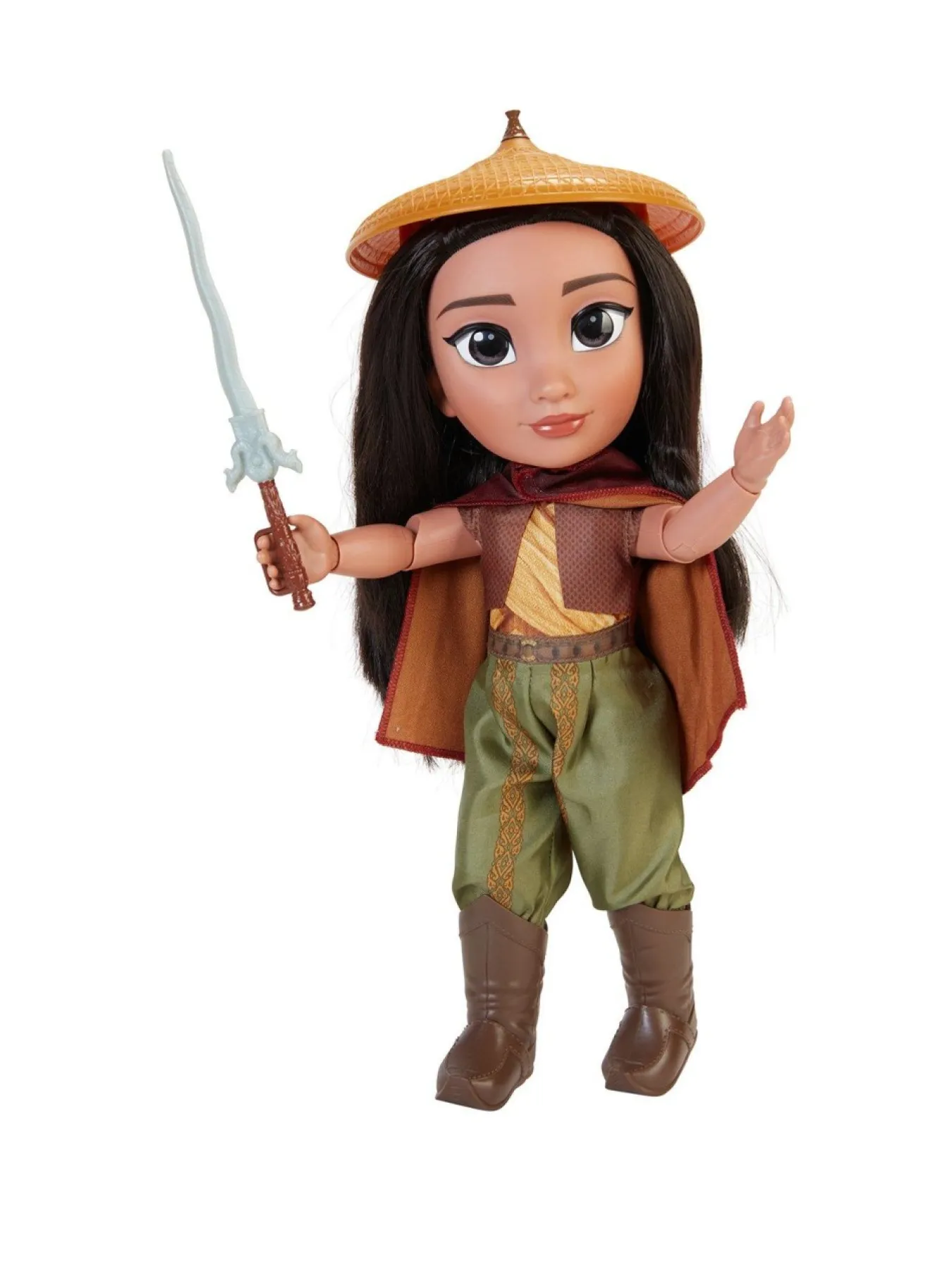 * Disney Raya Warrior Doll With 11 Points Of Articulation – 14″ Tall* Disney