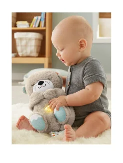 Christmas Gifts Fisher-Price Soothe ‘N Snuggle Otter Plush Baby Toy With 11 Sensory Features* Christmas Gifts