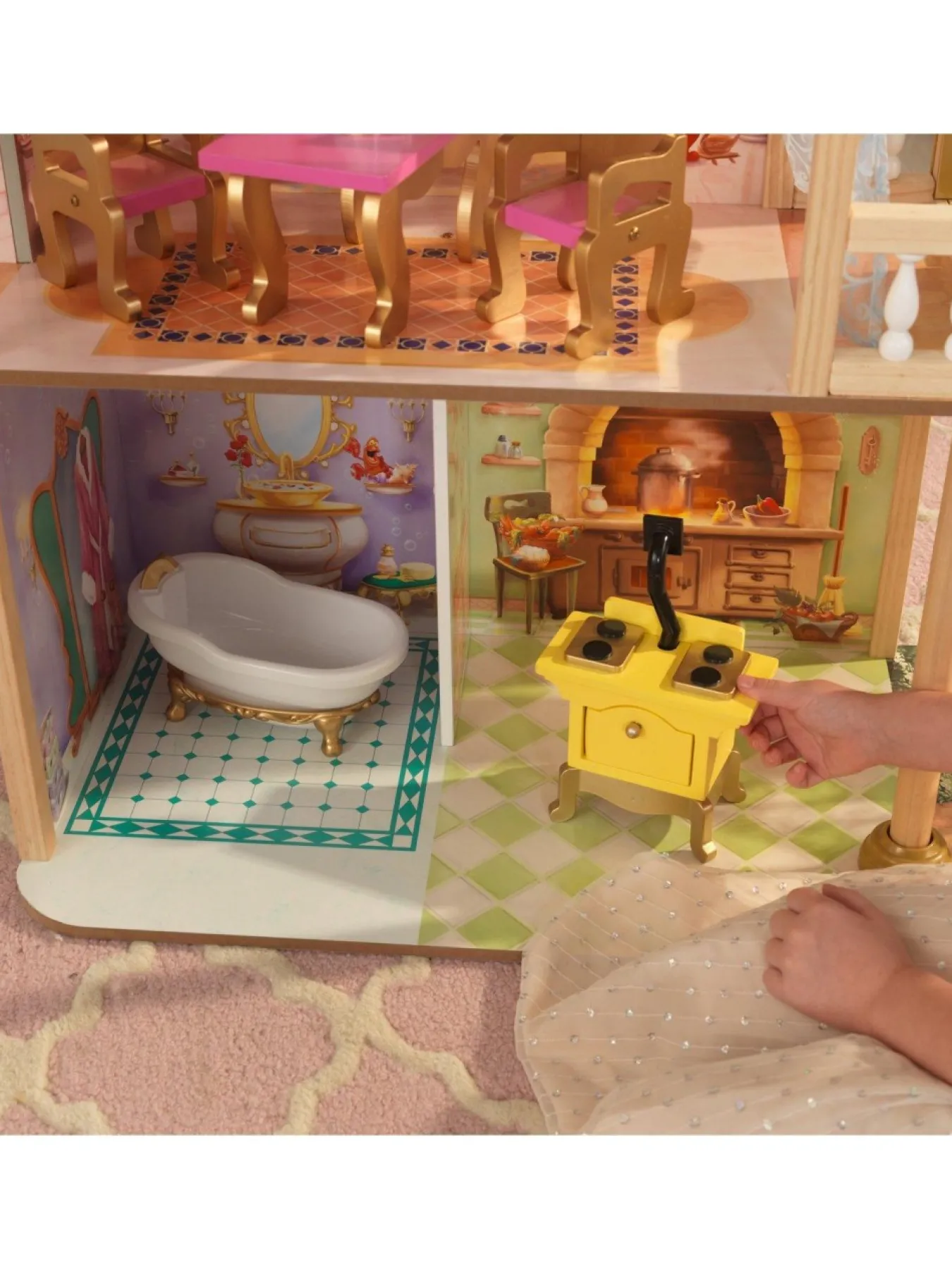 Christmas Gifts Kidkraft Disney Princess Royal Celebration Dollhouse Castle (5Ft)* Christmas Gifts