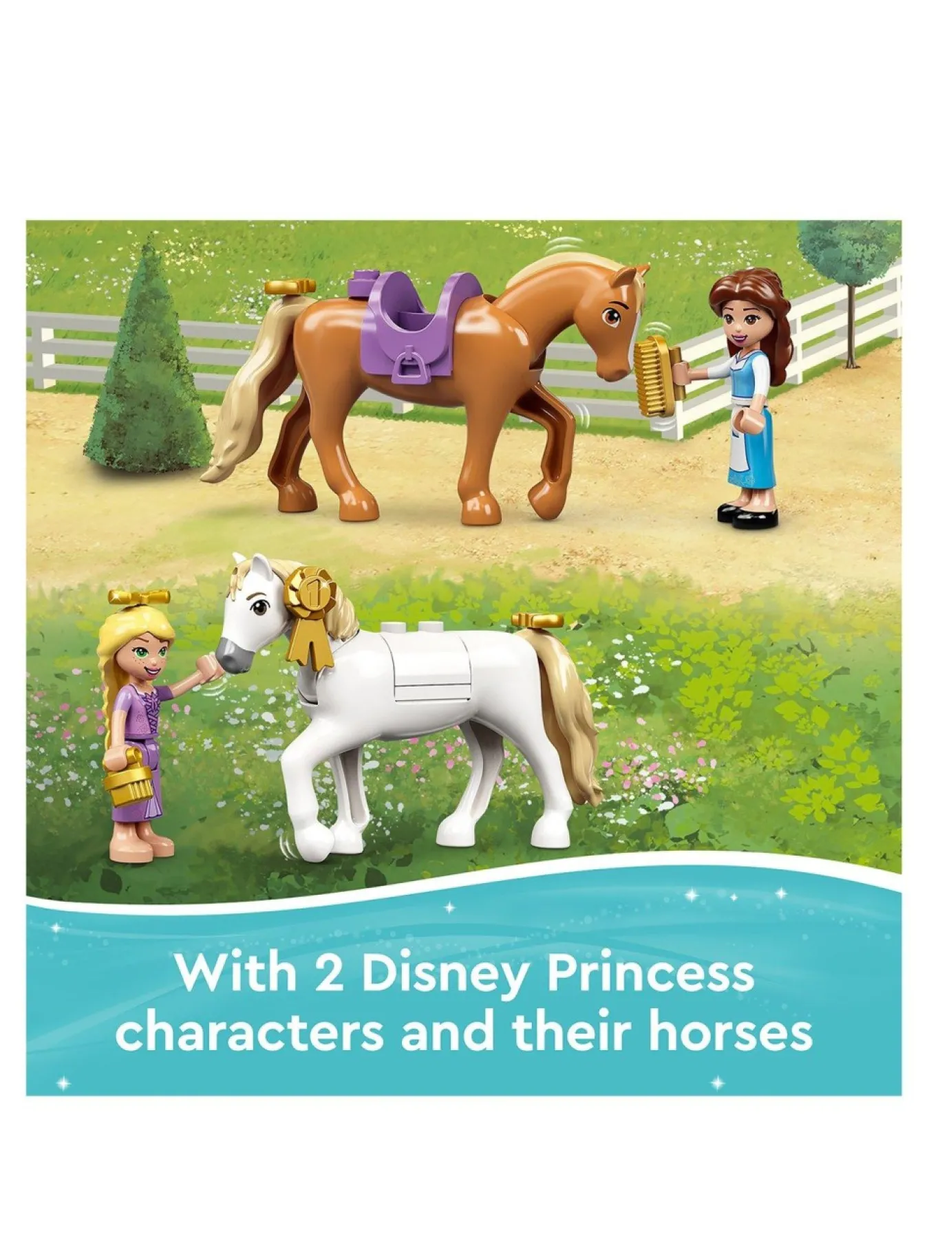 * Lego Disney Disney Belle & Rapunzel Royal Stables Set 43195* Lego