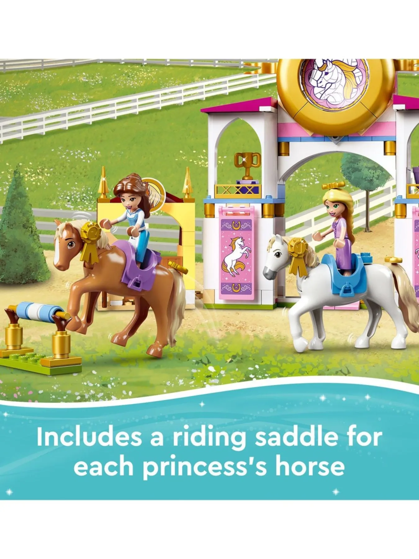 * Lego Disney Disney Belle & Rapunzel Royal Stables Set 43195* Lego