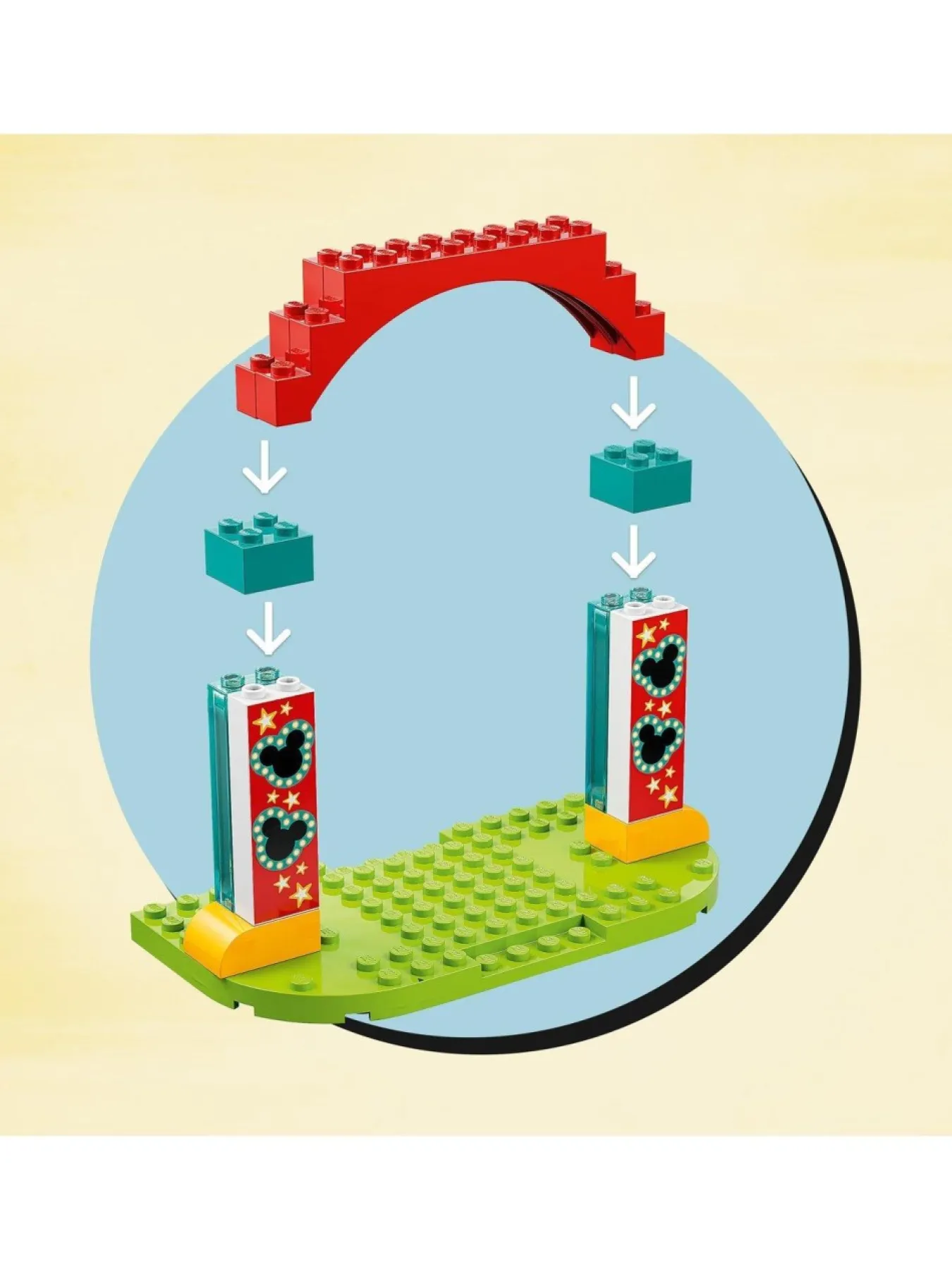 * Lego Disney Mickey, Minnie & Goofy's Funfair Set 10778* Lego