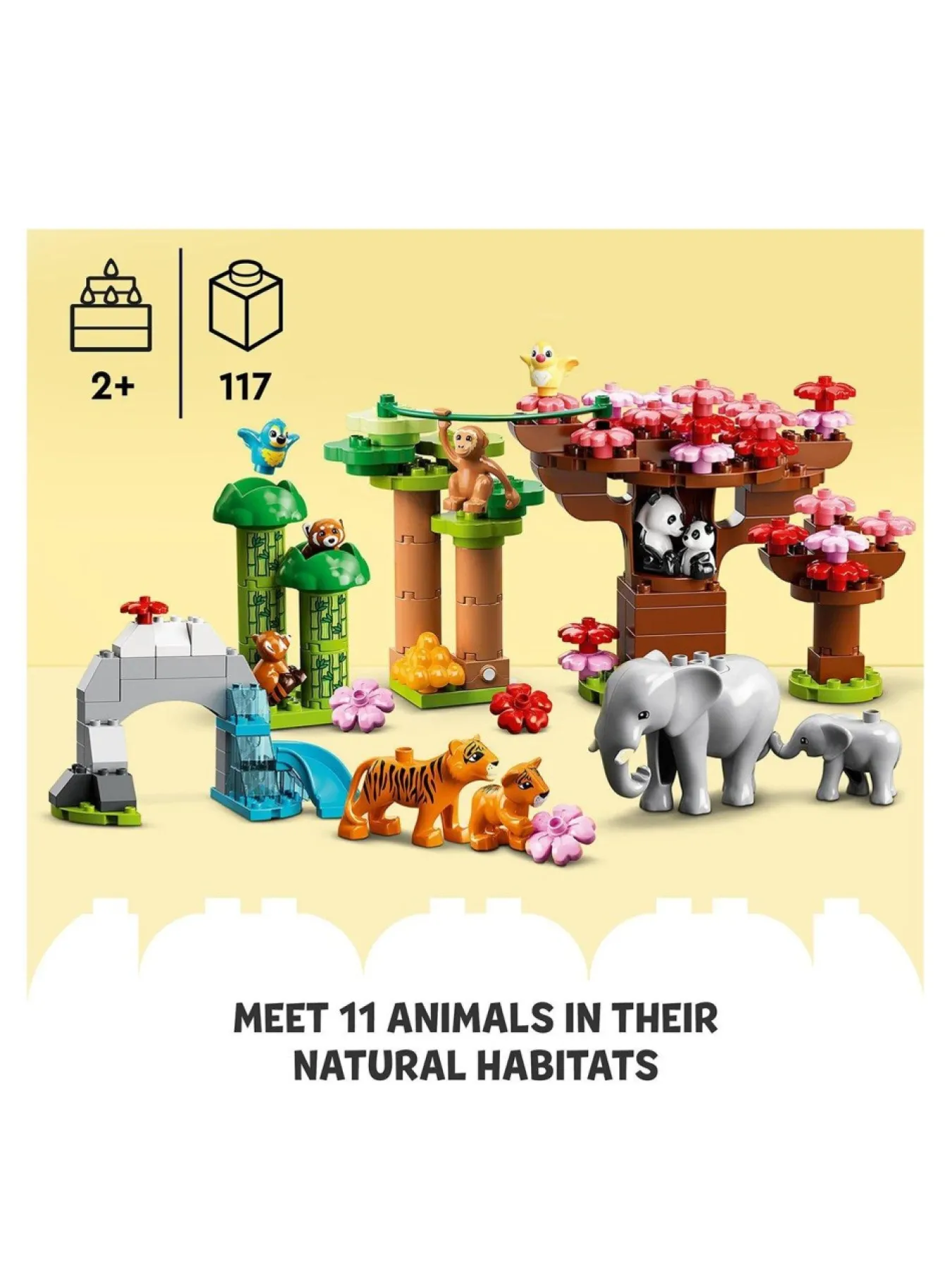* Lego Duplo Wild Animals Of Asia Animal Toy Set 10974* Lego