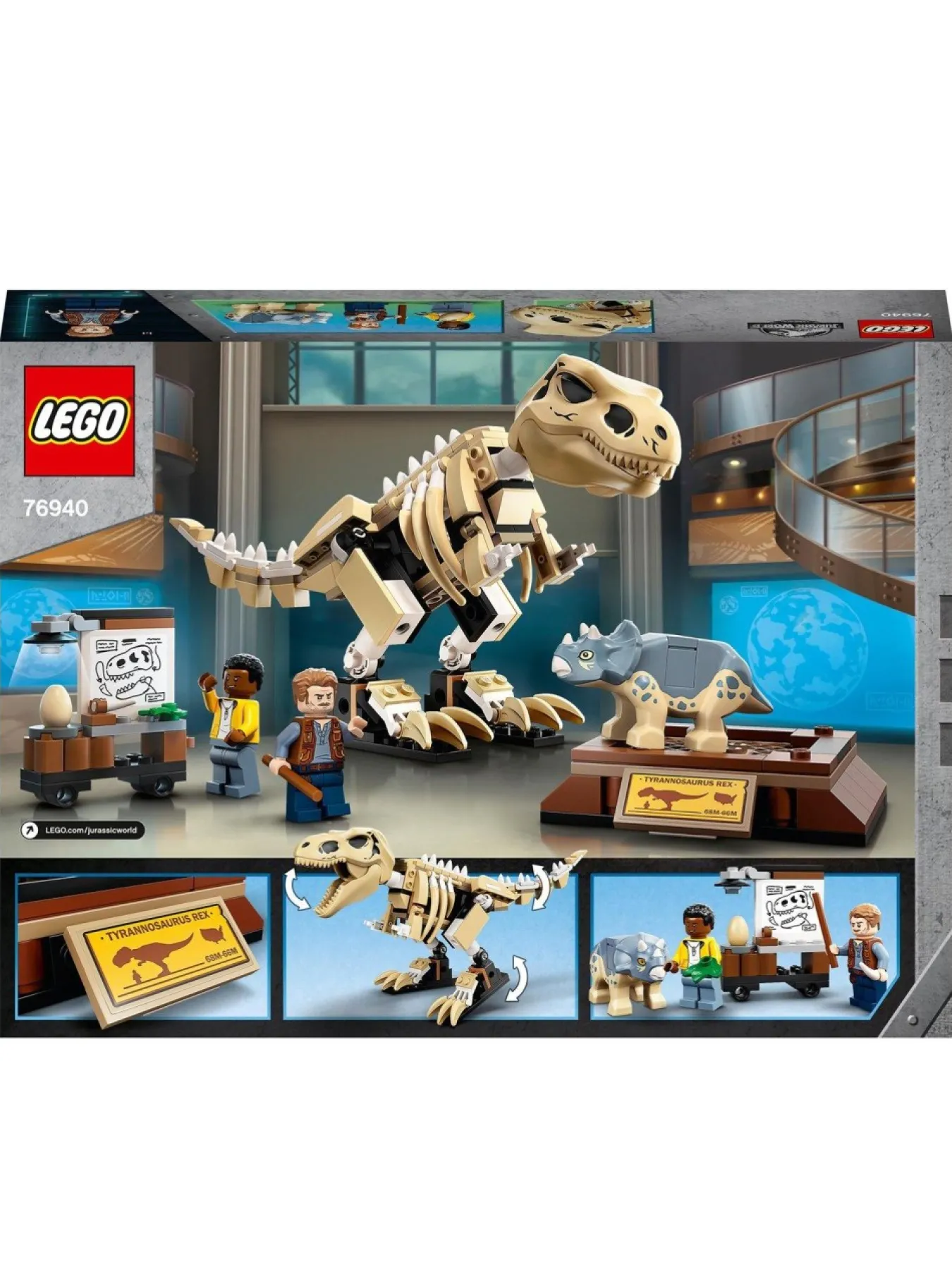 * Lego Jurassic World T. Rex Dinosaur Fossil Set 76940* Lego