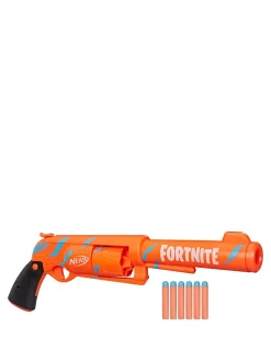Christmas Gifts Nerf Fortnite 6-Sh Dart Blaster – Camo Pulse Wrap, Hammer Action Priming, 6-Dart Drum, 6 Nerf Elite Darts* Christmas Gifts