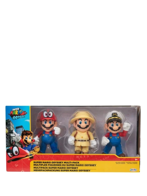 Christmas Gifts Nintendo Super Mario 4″ Mario Odyssey 3-Pack (En/Fr/De/Sp+11L Legal)* Christmas Gifts