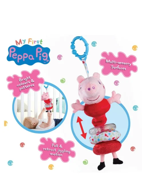 * Peppa Pig My First Peppa Pig Jiggler Soft Toy* Peppa Pig