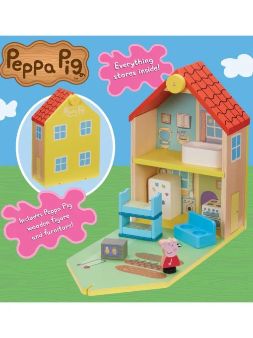 * Peppa Pig Peppas Wood Play Family Home* Peppa Pig