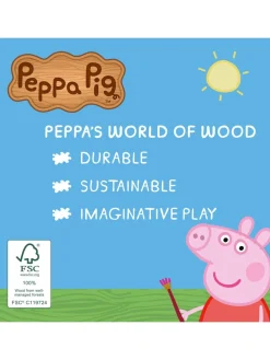 * Peppa Pig Peppas Wood Play Family Car & Figure* Peppa Pig