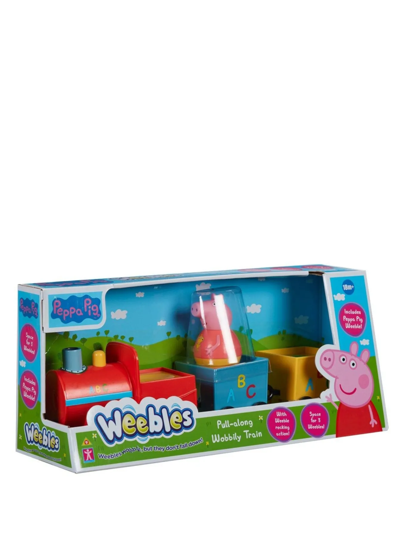 * Peppa Pig Weebles Pull Along Wobbily Train* Peppa Pig