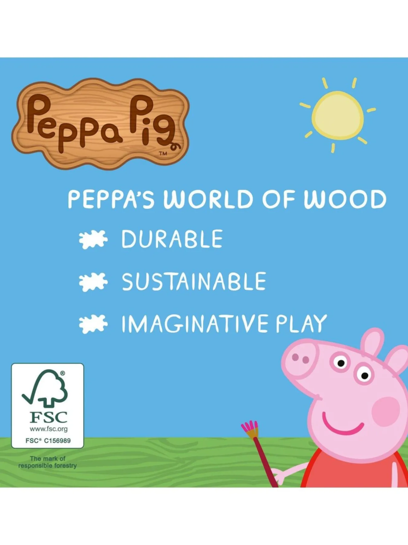 * Peppa Pig Wooden Campervan* Peppa Pig