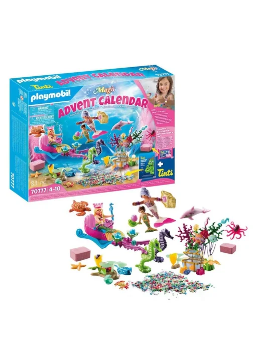* Playmobil 70777 Magic Magical Mermaids Advent Calendar With Colour-Changing Bubble Bath* Playmobil