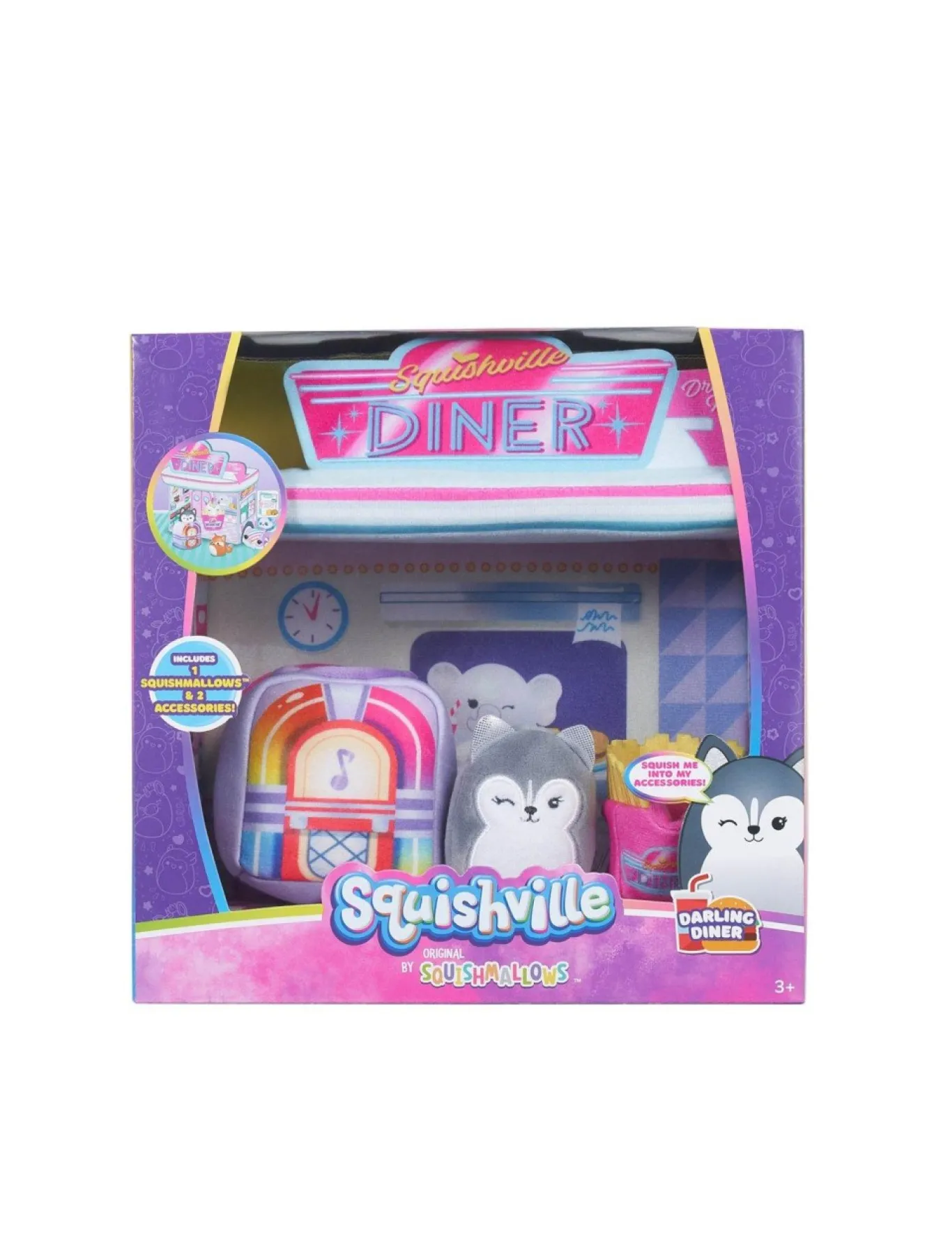 Christmas Gifts Squishville Sqm – Medium Soft Playset (Squishville Diner Deluxe Play Scene)* Christmas Gifts