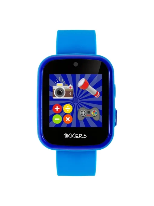 Christmas Gifts Tikkers Full Display Blue Silicone Strap Kids Smart Watch* Christmas Gifts