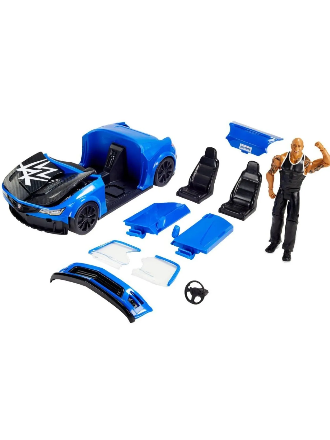 Christmas Gifts Wwe 6″ Wrekkin' Slam Mobile & The Rock Figure* Christmas Gifts